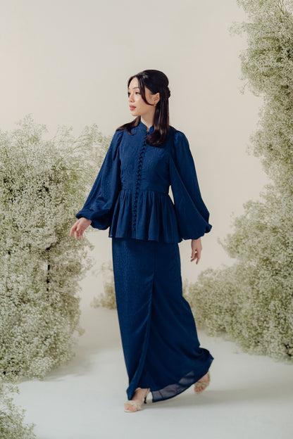 The Opal Kurung in Royal Blue