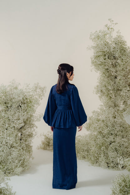 The Opal Kurung in Royal Blue