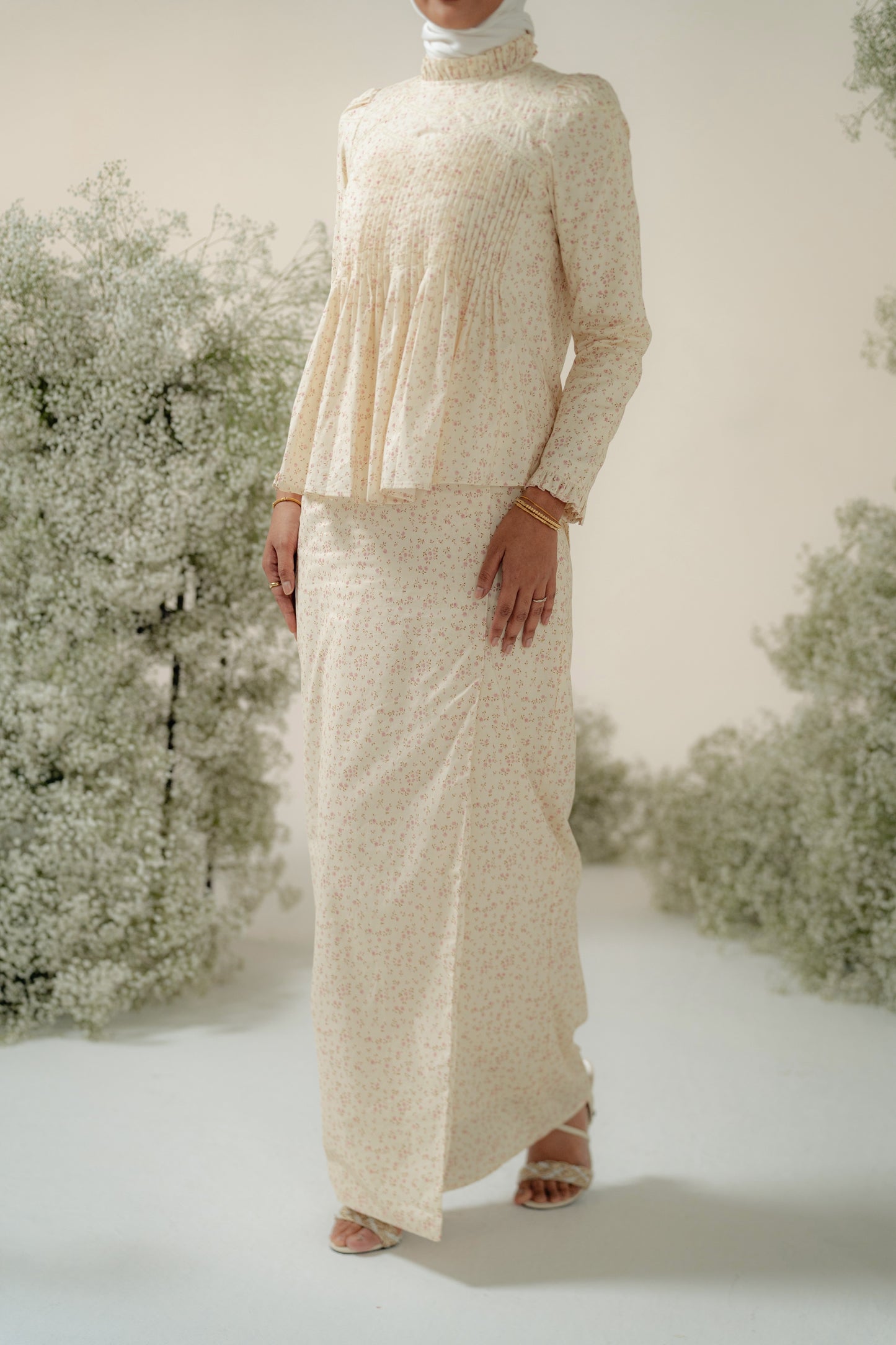 The Jannah Kurung in Rose Dream