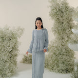 Maya Kurung in Bleu Floral