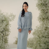 Maya Kurung in Bleu Floral