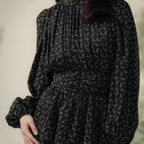 Eden Kurung in Night Floral