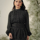 Eden Kurung in Night Floral