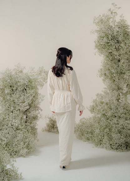 Josie Kurung in Cream Broderie Anglaise