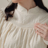 Josie Kurung in Cream Broderie Anglaise