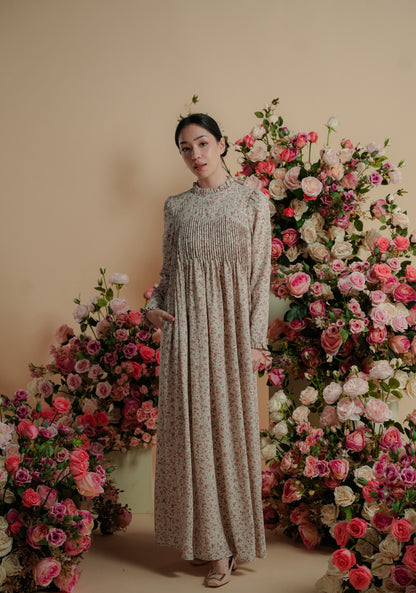 THE JANNAH DRESS IN ROSE GARDEN