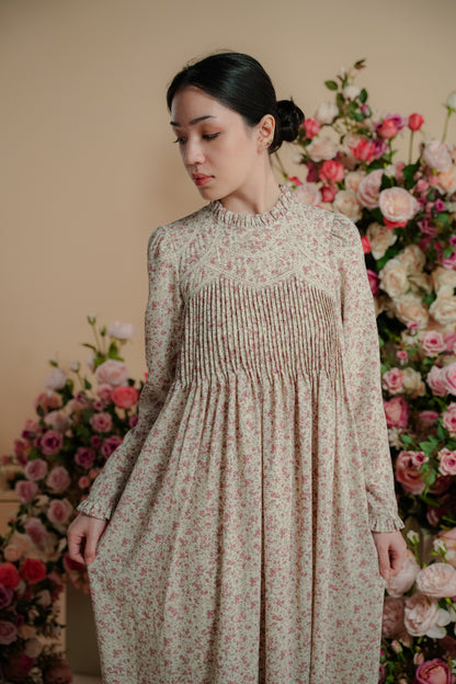 THE JANNAH DRESS IN ROSE GARDEN