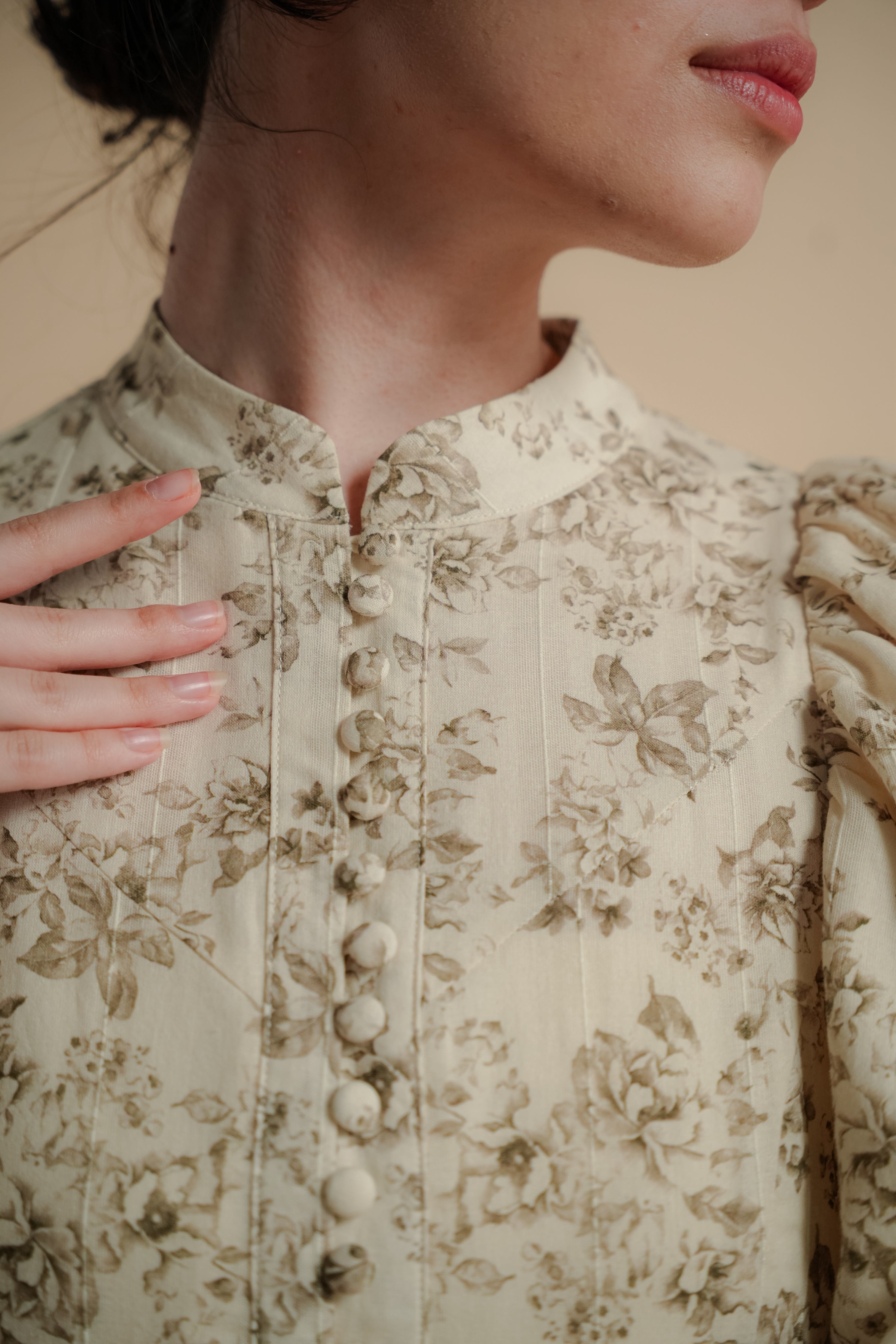 The Opal Dress In Forest Print