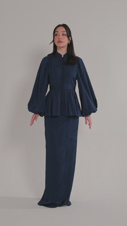 The Opal Kurung in Royal Blue