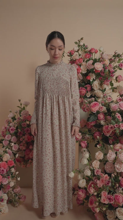 THE JANNAH DRESS IN ROSE GARDEN